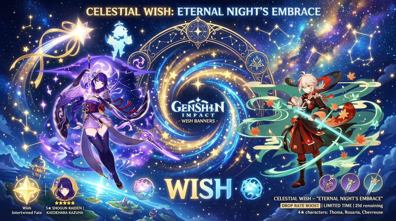 Genshin Impact Celestial Wish Banner